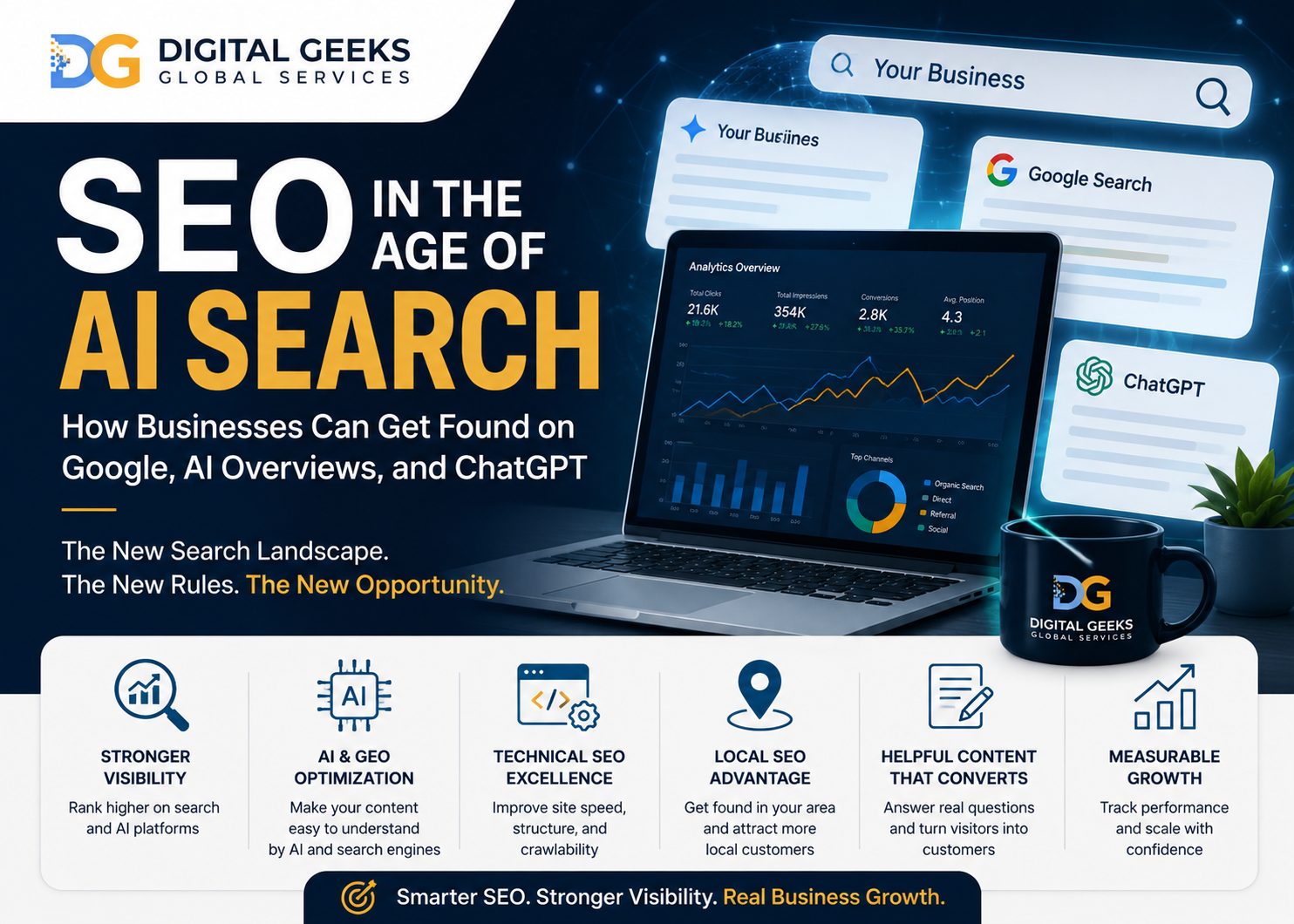 AI SEO and GEO Services for Google & ChatGPT Visibility