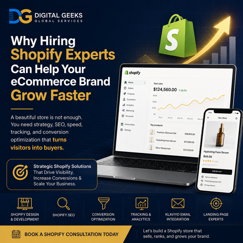 Why Hiring Shopify Experts Can Help Your eCommerce Brand Grow Faster