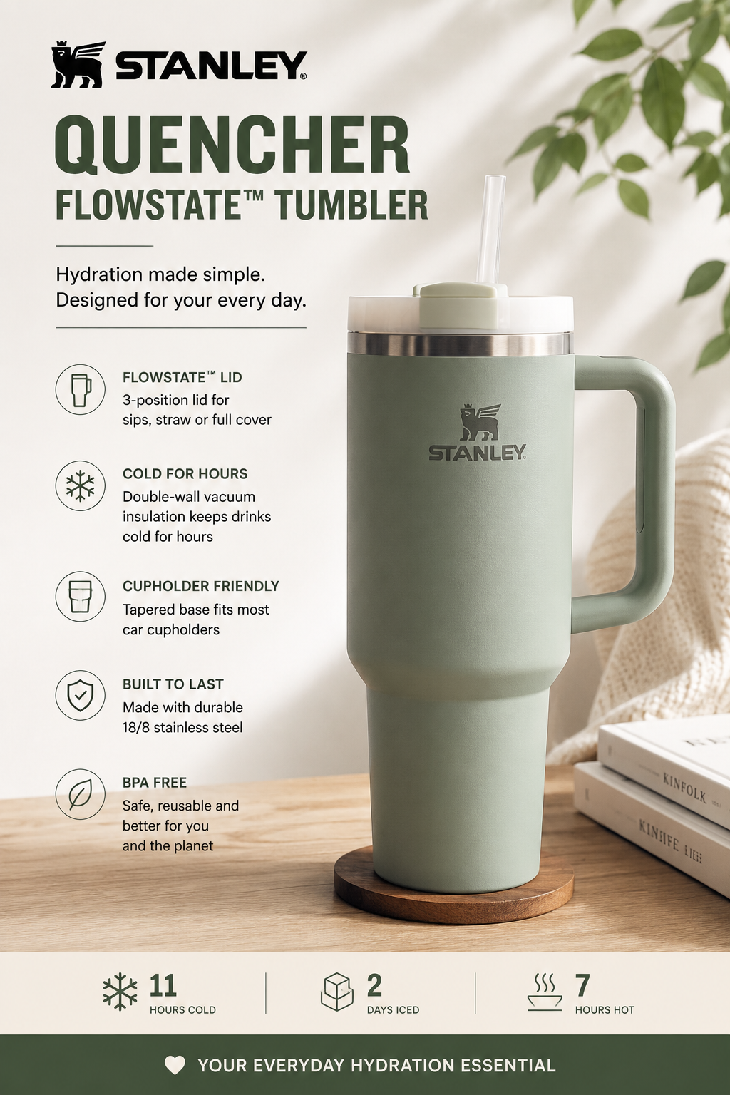 Stanley Quencher ProTour Flip Straw Tumbler